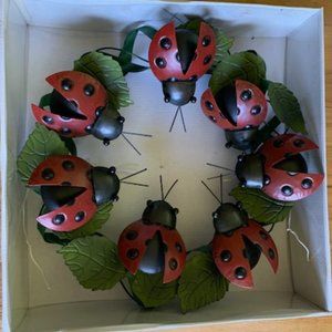 Lady Bug Wreath - new in box